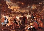 Adoration of the Golden Calf Poussin